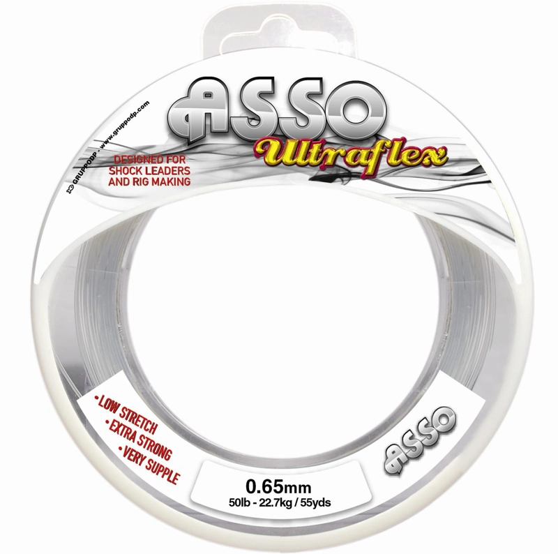 Asso Ultraflex Shockleader Clear 50m