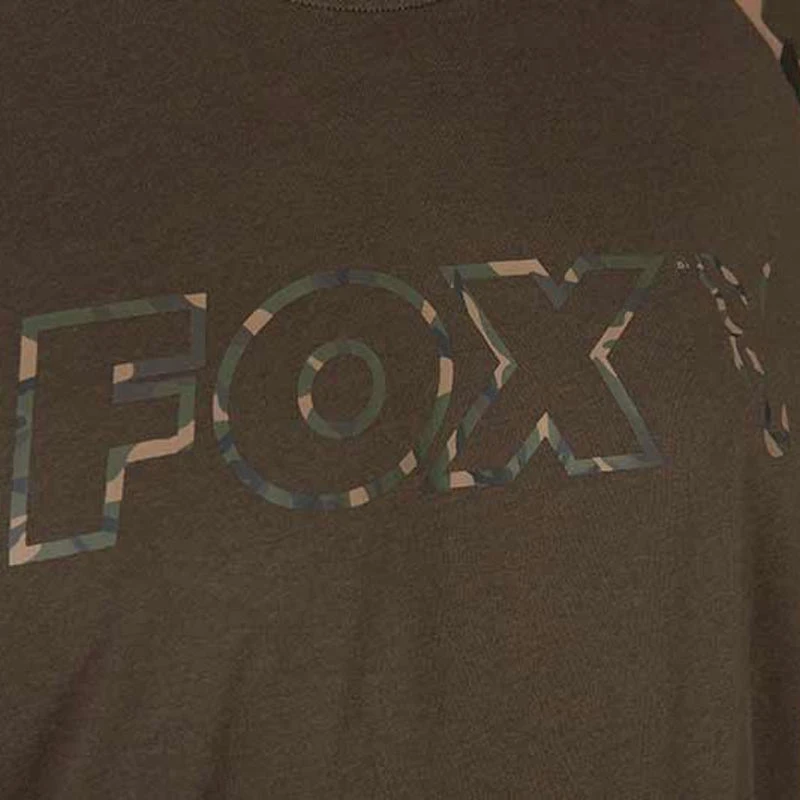 Fox Khaki/Camo Outline T-Shirt