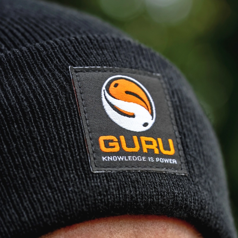 Guru Black Patch Beanie