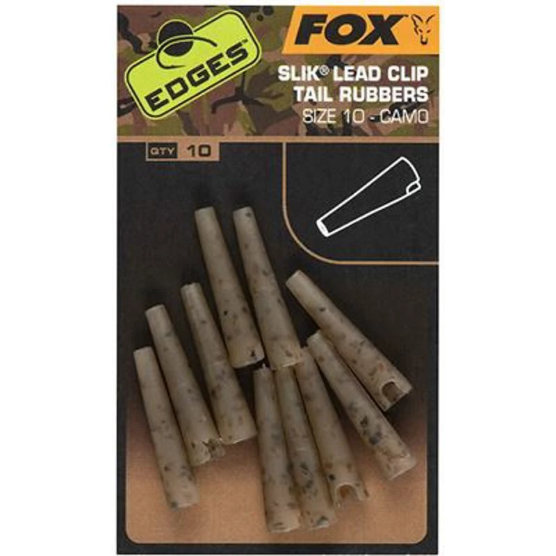 Fox Edges Camo Slik Lead Clip Tail Rubbers